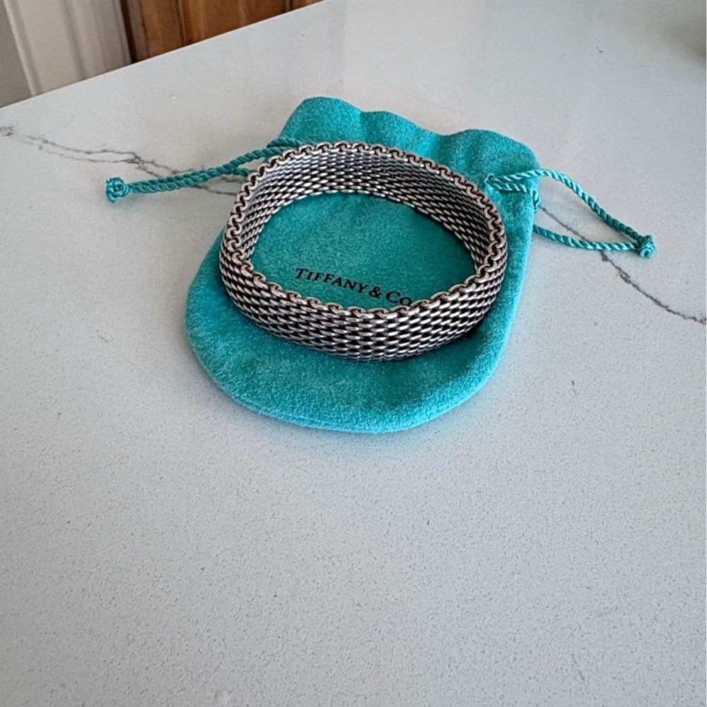 Tiffany & Co. Silver Somerset Mesh Bracelet